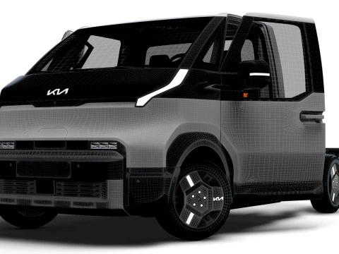 KIA PV5 Chassi HQInterior 2026 3D Model