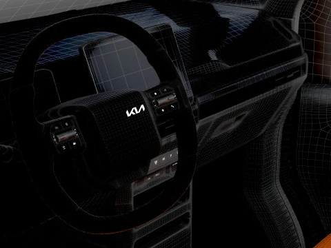 KIA PV5 Chassi HQInterior 2026 3D Model