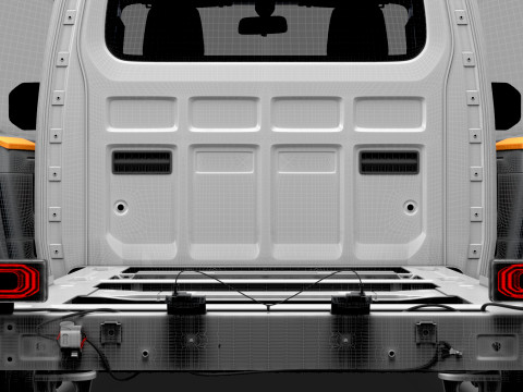 KIA PV5 Chassi HQInterior 2026 3D Модель
