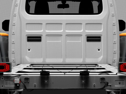 KIA PV5 Chassi HQInterior 2026 3D Model