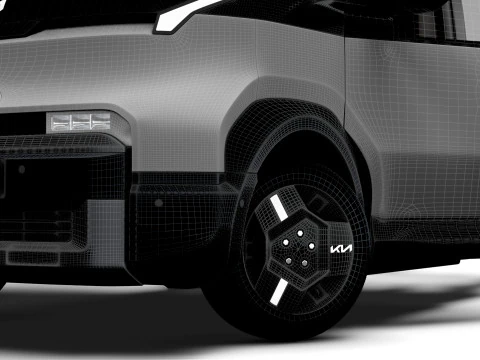 KIA PV5 Chassi HQInterior 2026 3D Model