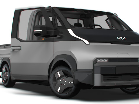 KIA PV5 Chassis OpenBed 2026 3D मॉडल