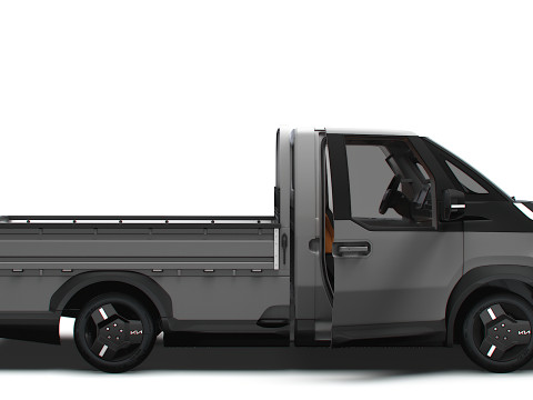 KIA PV5 Chassis OpenBed 2026 Model 3D