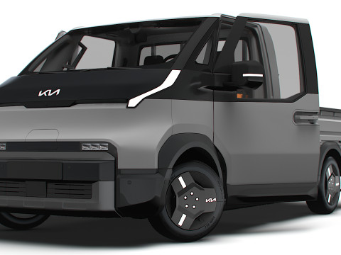 KIA PV5 Chassis OpenBed 2026 Model 3D