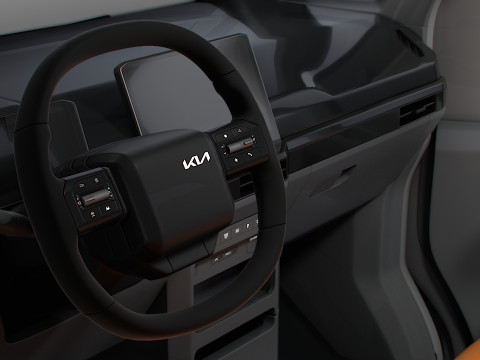 KIA PV5 Chassis OpenBed 2026 Model 3D