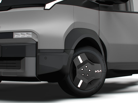 KIA PV5 Chassis OpenBed 2026 Model 3D
