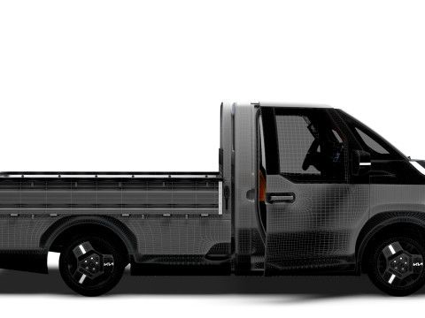 KIA PV5 Chassis OpenBed 2026 Model 3D