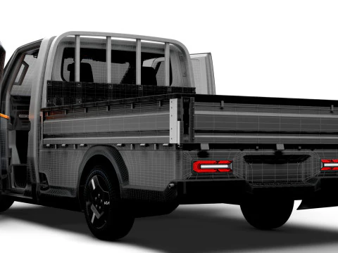 KIA PV5 Chassi OpenBed 2026 Modelo 3D