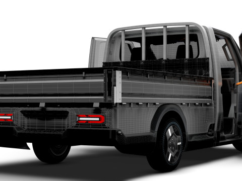 KIA PV5 Chassis OpenBed 2026 Model 3D