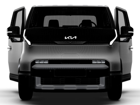 KIA PV5 Chassis OpenBed 2026 Model 3D