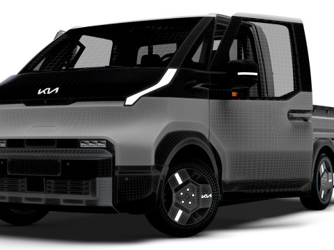 KIA PV5 Chassis OpenBed 2026 Model 3D