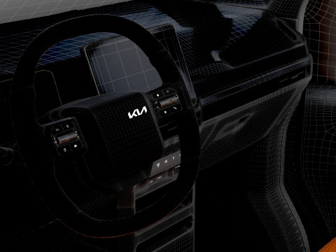 KIA PV5 Chassis OpenBed 2026 Model 3D