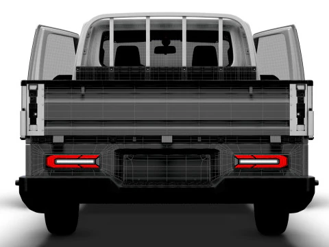 KIA PV5 Chassi OpenBed 2026 Modelo 3D