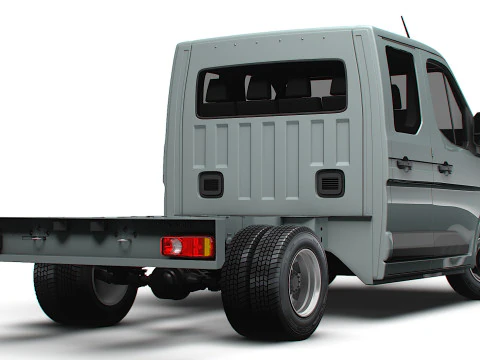 Renault Master Chassis 2025 3D Model