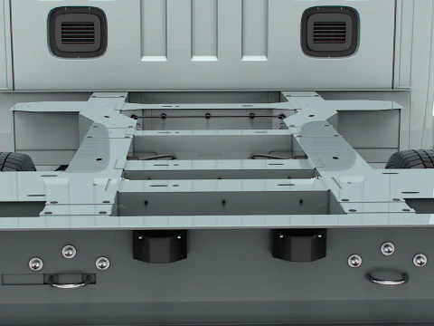 Renault Master Chassis 2025 3D Model