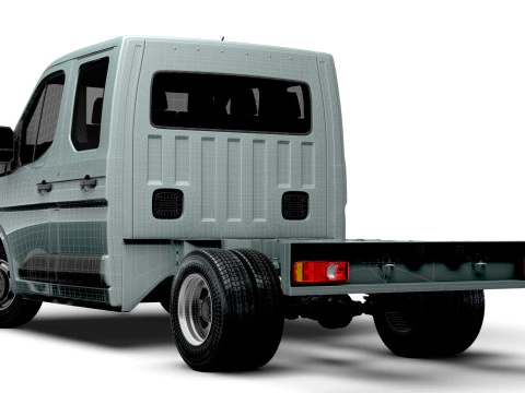 Renault Master Chassis 2025 3D Model