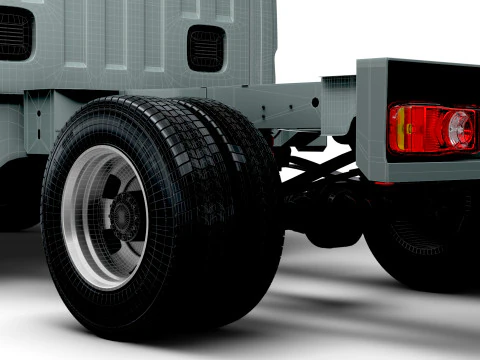 Renault Master Chassis 2025 3D Model
