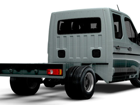 Renault Master Chassis 2025 3D Model