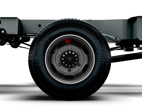 Renault Master Chassis 2025 3D Model