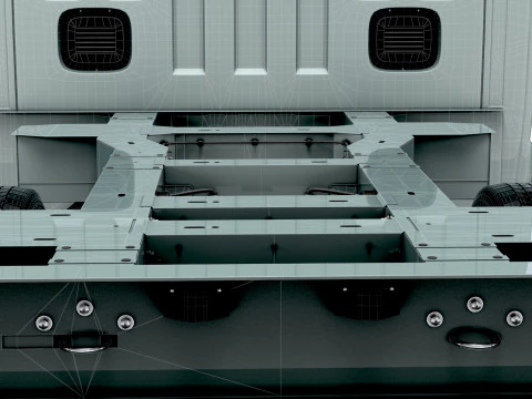 Renault Master Chassis 2025 3D Model