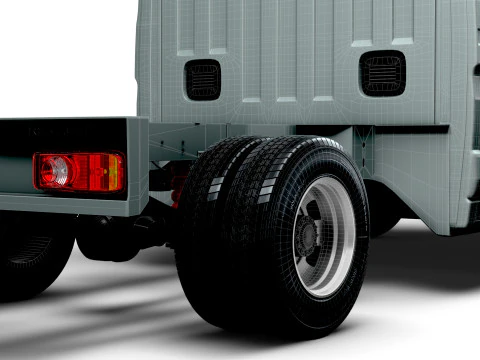 Renault Master Chassis 2025 3D Model