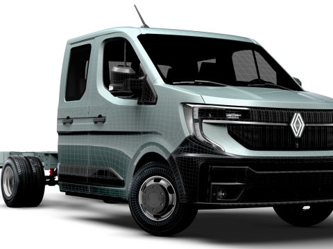 雷诺 Master DoubleCab L3 底盘 2025 3D 模型
