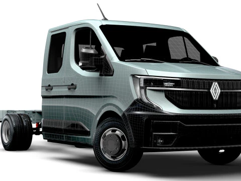 Renault Master DoubleCab L3 Chassis 2025 3D Model