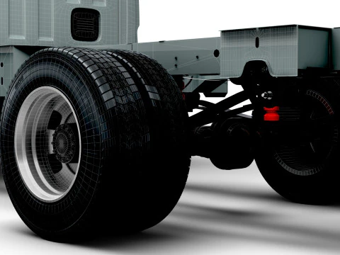 Renault Master DoubleCab L3 Chassis 2025 3D Model
