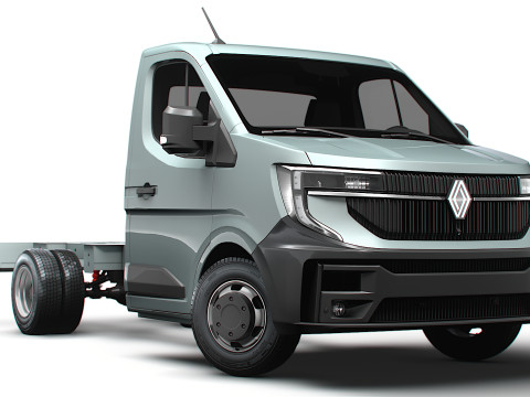 Renault Master SingleCab L2 Chassis 2025 3D Model
