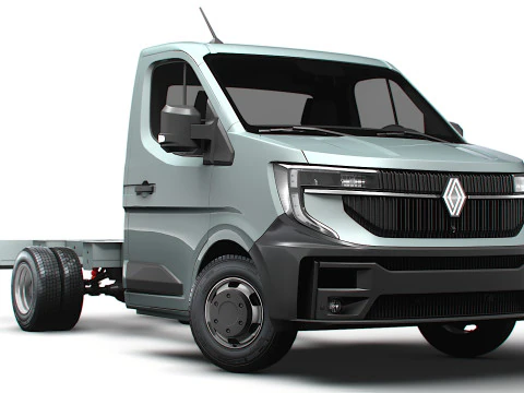 Renault Master SingleCab L2 Telaio 2025 Modello 3D