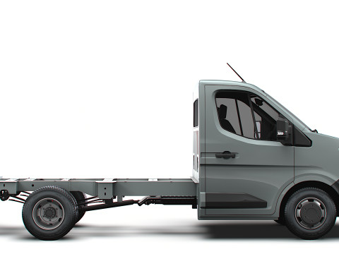 Renault Master SingleCab L2 Chassis 2025 3D Model