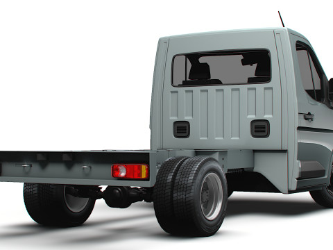 Renault Master SingleCab L2 Chassis 2025 3D Model