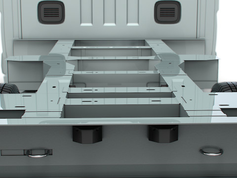 Renault Master SingleCab L2 Chassis 2025 3D Model