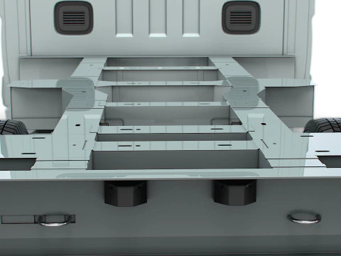 Renault Master SingleCab L2 Chassis 2025 3D Model
