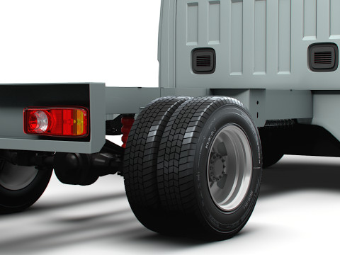 Renault Master SingleCab L2 Chassis 2025 3D Model