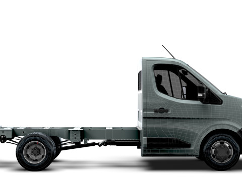 Renault Master SingleCab L2 Chassis 2025 3D Model