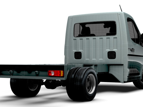 Renault Master SingleCab L2 Chassis 2025 3D Model