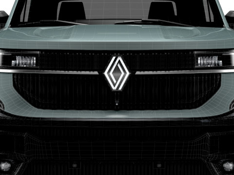 Renault Master SingleCab L2 Chassis 2025 3D Model