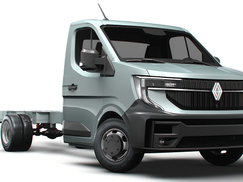 Renault Master SingleCab L3 Chassis 2025 3D Model