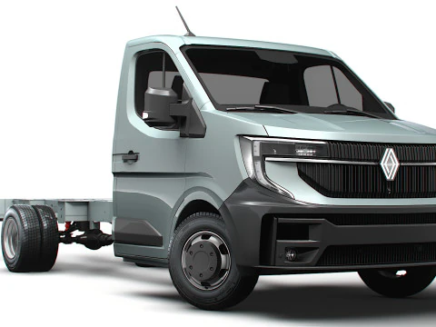Renault Master SingleCab L3 Telaio 2025 Modello 3D