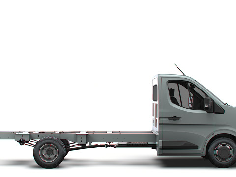 ルノー マスター シングルキャブ L3 シャーシ 2025 3Dモデル