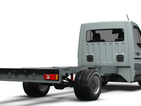 ルノー マスター シングルキャブ L3 シャーシ 2025 3Dモデル