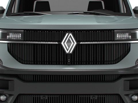 ルノー マスター シングルキャブ L3 シャーシ 2025 3Dモデル