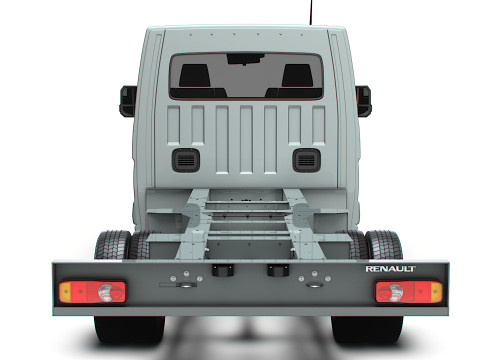 ルノー マスター シングルキャブ L3 シャーシ 2025 3Dモデル