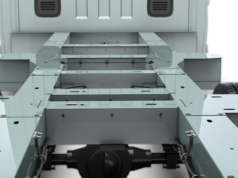 ルノー マスター シングルキャブ L3 シャーシ 2025 3Dモデル