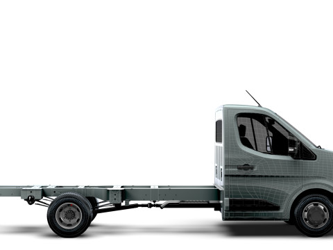 ルノー マスター シングルキャブ L3 シャーシ 2025 3Dモデル