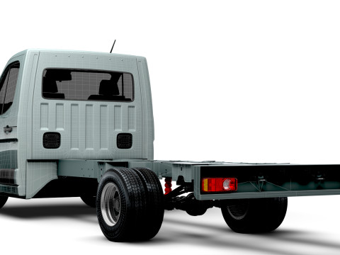 ルノー マスター シングルキャブ L3 シャーシ 2025 3Dモデル