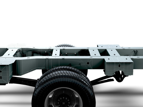 ルノー マスター シングルキャブ L3 シャーシ 2025 3Dモデル