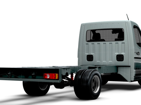 ルノー マスター シングルキャブ L3 シャーシ 2025 3Dモデル