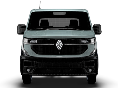 ルノー マスター シングルキャブ L3 シャーシ 2025 3Dモデル